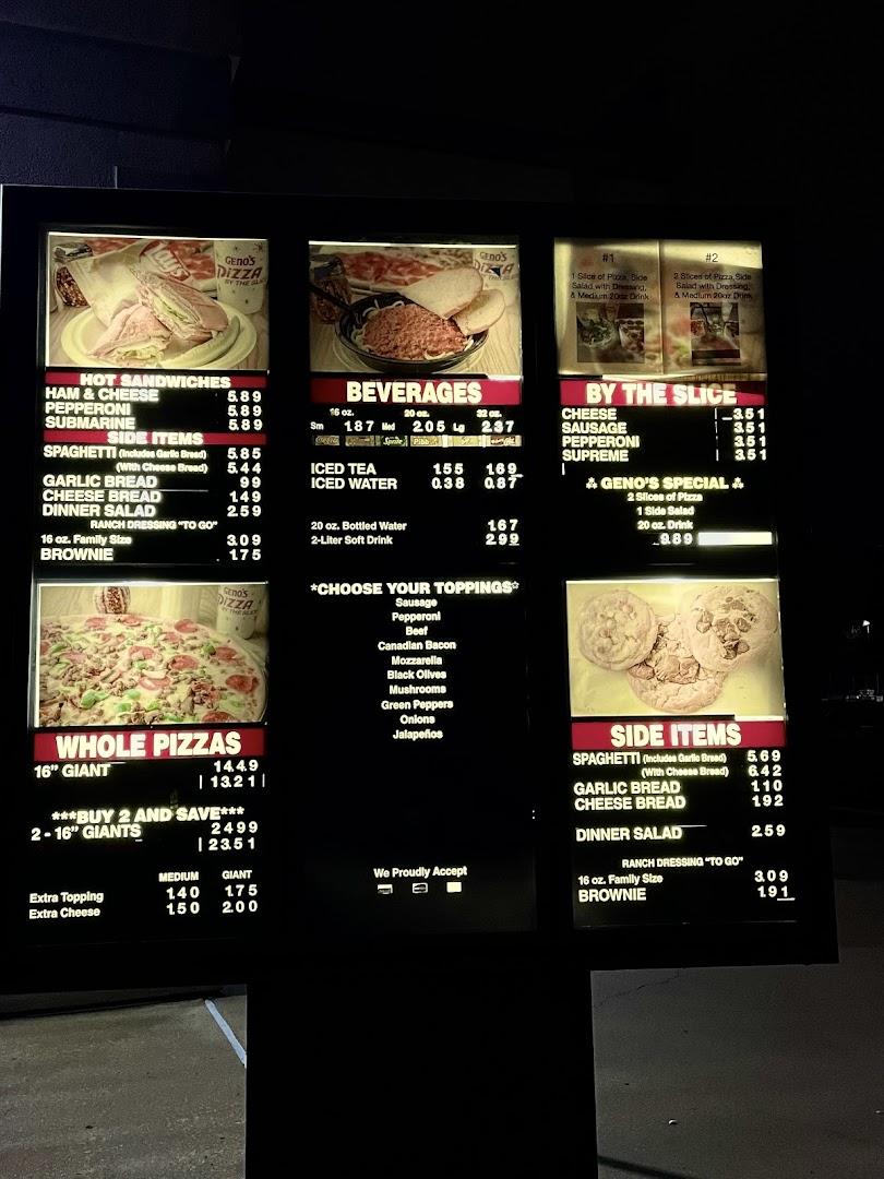 Geno's Pizza By The Slice